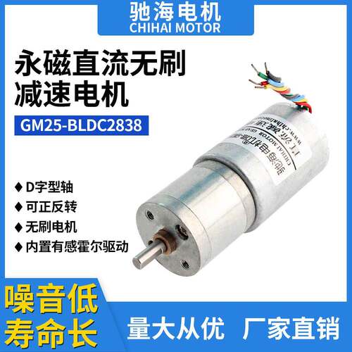 工厂直销 GM25BL2838直流电无刷减速电机金属齿385马达型内置驱动