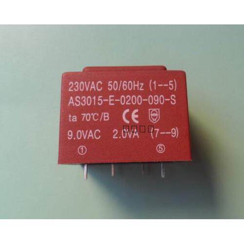 2.0VA 230V转9V 灌封变压器 AS3015-E-0200-090-S 替 XC302S09018