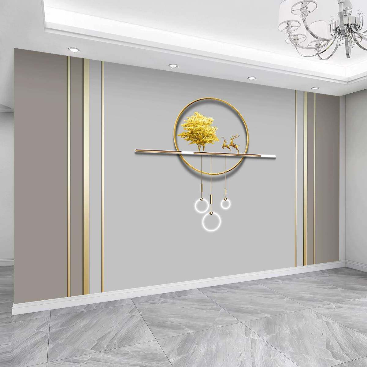 3d客厅电视背景墙壁纸现代简约新款高档轻奢壁画大气壁布5d8d立体