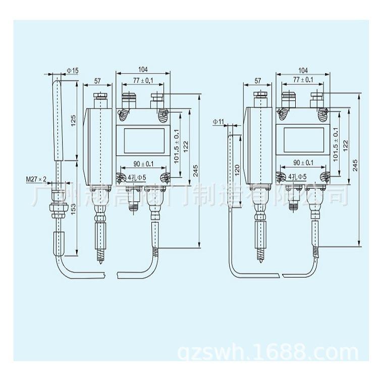 上海仪表四厂上海减压阀门厂杭州春江杭州温度仪表厂压力控制器