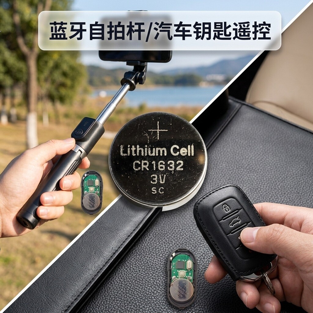 CR1632纽扣电池通用遥控器钥匙