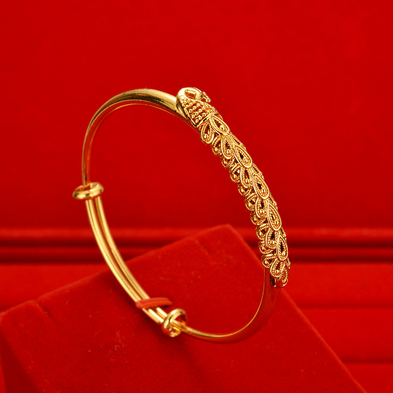 【新年好运来】简约铜镀足金沙金