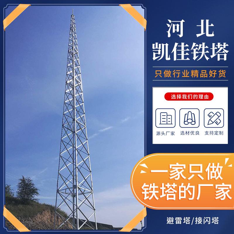 加工四柱角避雷塔楼顶避雷装置塔不锈钢接闪杆塔园林仿生树避雷塔