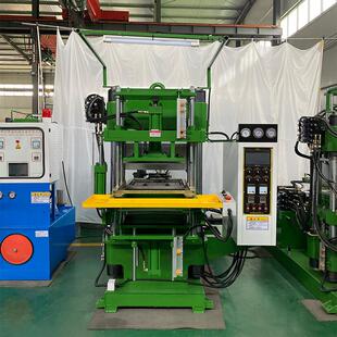 全自动四柱油封成型机氟胶热压硫化机真空上顶下顶翻板