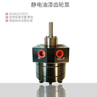 静电 精准计量 精密 喷漆涂料齿轮泵 油墨 5CC 稳定输送 油泵 3CC