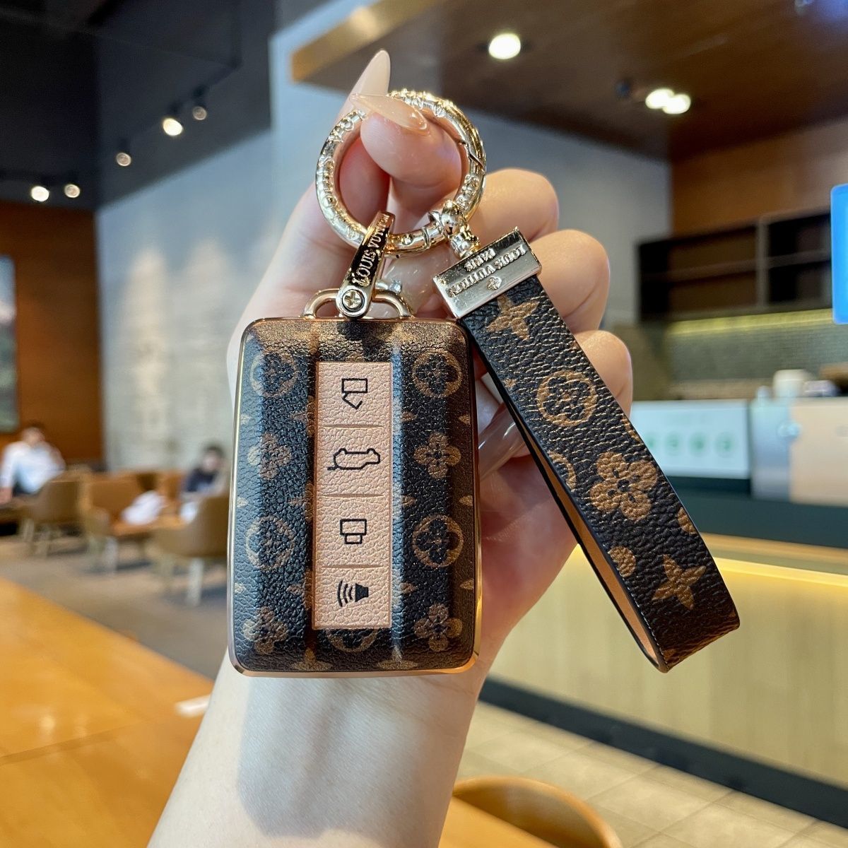 适用2024款坦克300钥匙套400hi4t车700hi4t高档三百500hi4t仿皮质