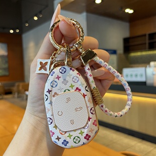 广汽传祺gs4钥匙套影豹m8车gs8女影酷m6壳gs3可爱m6pro gs4plus包