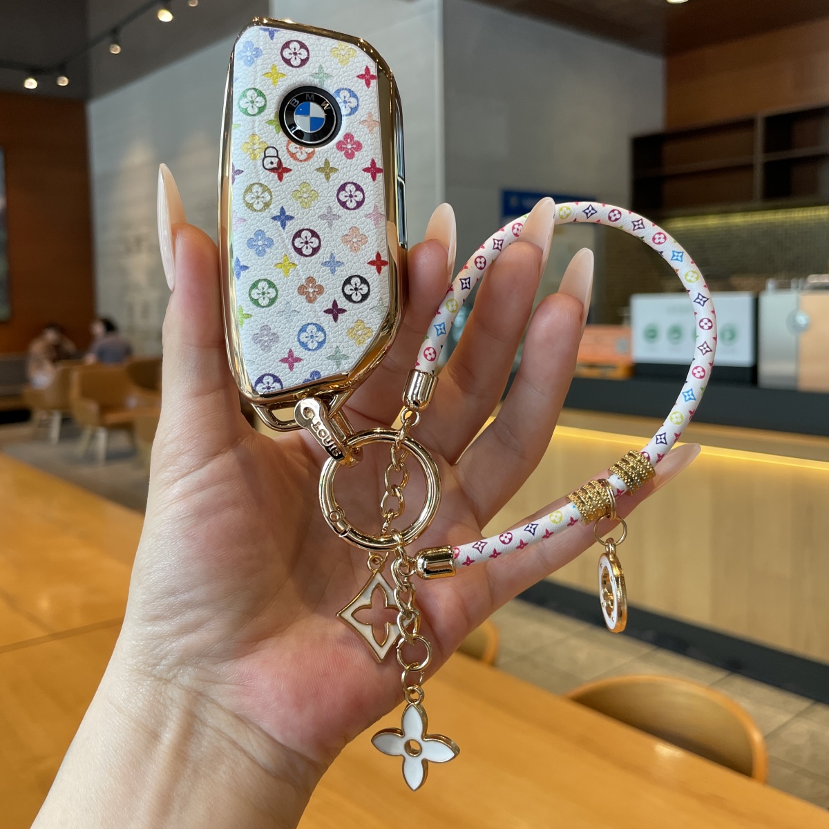 宝马钥匙套x3x1x2三系325li/i3五系530/ix3/1系5系3系320li车扣女