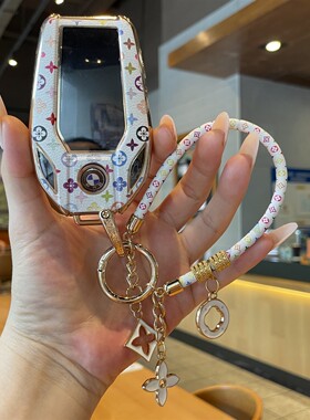 适用宝马钥匙套7系730li 740液晶新5系535LE6系GT包X3/X5/X7扣壳