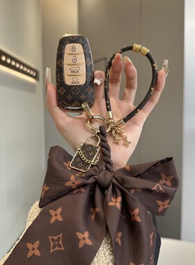 2025款红旗H5钥匙套2024款H6 H9天工08HQ9 HS5 HS7 HS3 EH7车扣壳