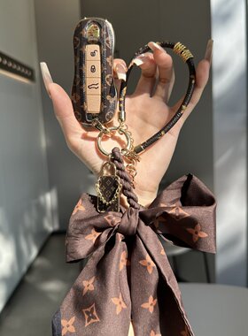 适用保时捷Macan玛卡车钥匙套911卡宴包718帕拉梅拉Panamera壳扣2