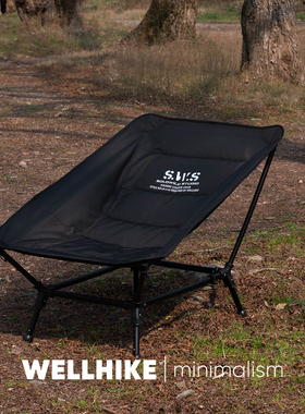 WELLHIKE戶外SWS躺平椅露營装备摺疊便攜高背鋁合金大號舒適睡椅