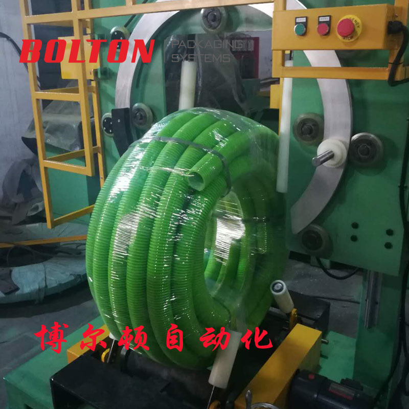 供应橡胶管缠绕包装机 橡胶管缠绕机 立式缠绕膜机打包机赠送配件