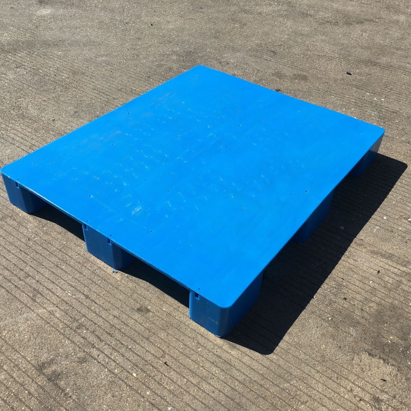 1200*1000*140平板大九脚塑料托盘1210可加钢管加强承重托盘西安