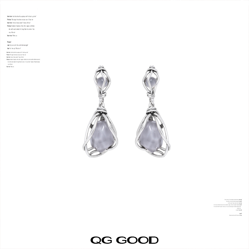 QG原创设计耳环女小众设计感高级轻奢耳饰送女友节日礼物精美星河