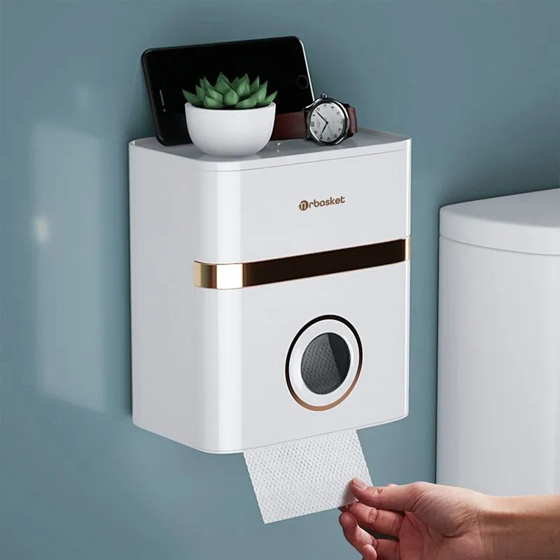 壁挂式防水纸巾盒卫生间