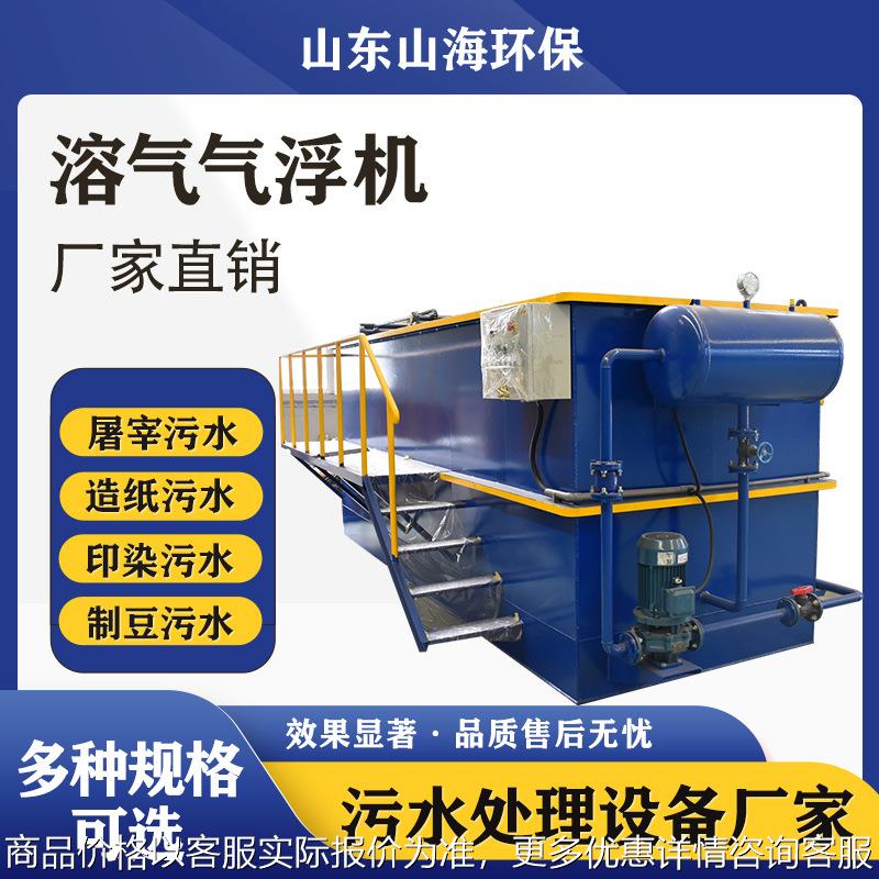 厂家直供溶气气浮机平流式电解絮凝气浮机工业一体化污水处理设备