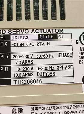 议价横河驱动器UD1BG3-015N-6KC-2TA-N 现货维修