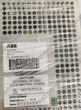 议价ABB机器人DSQC661 电源模块  控制柜电维修