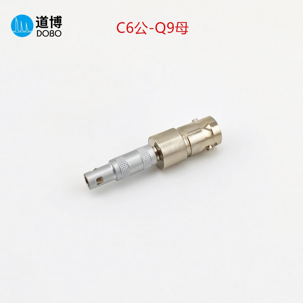 C9头Q9座转接器超音波探伤仪接口转换连接器 FFA.1S 公-BNC 母