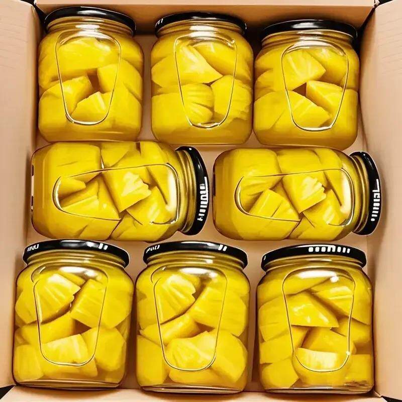 【抢！到手4大罐！】新鲜菠萝黄桃罐头糖水凤梨即食水果罐头零食