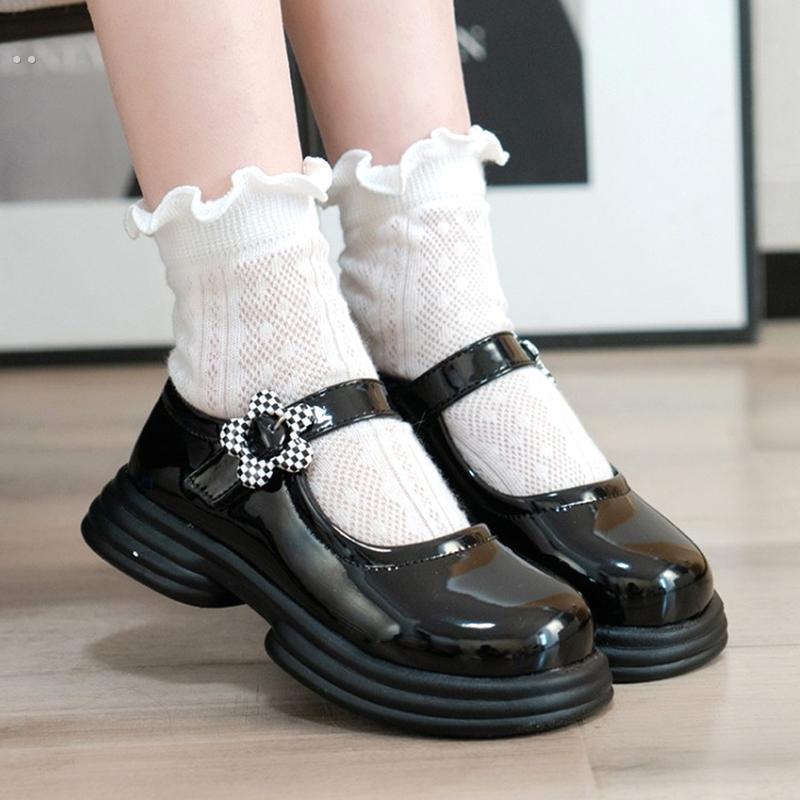 童鞋女童小皮鞋秋季2025新款儿童公主演出黑色单鞋大童女孩学院风