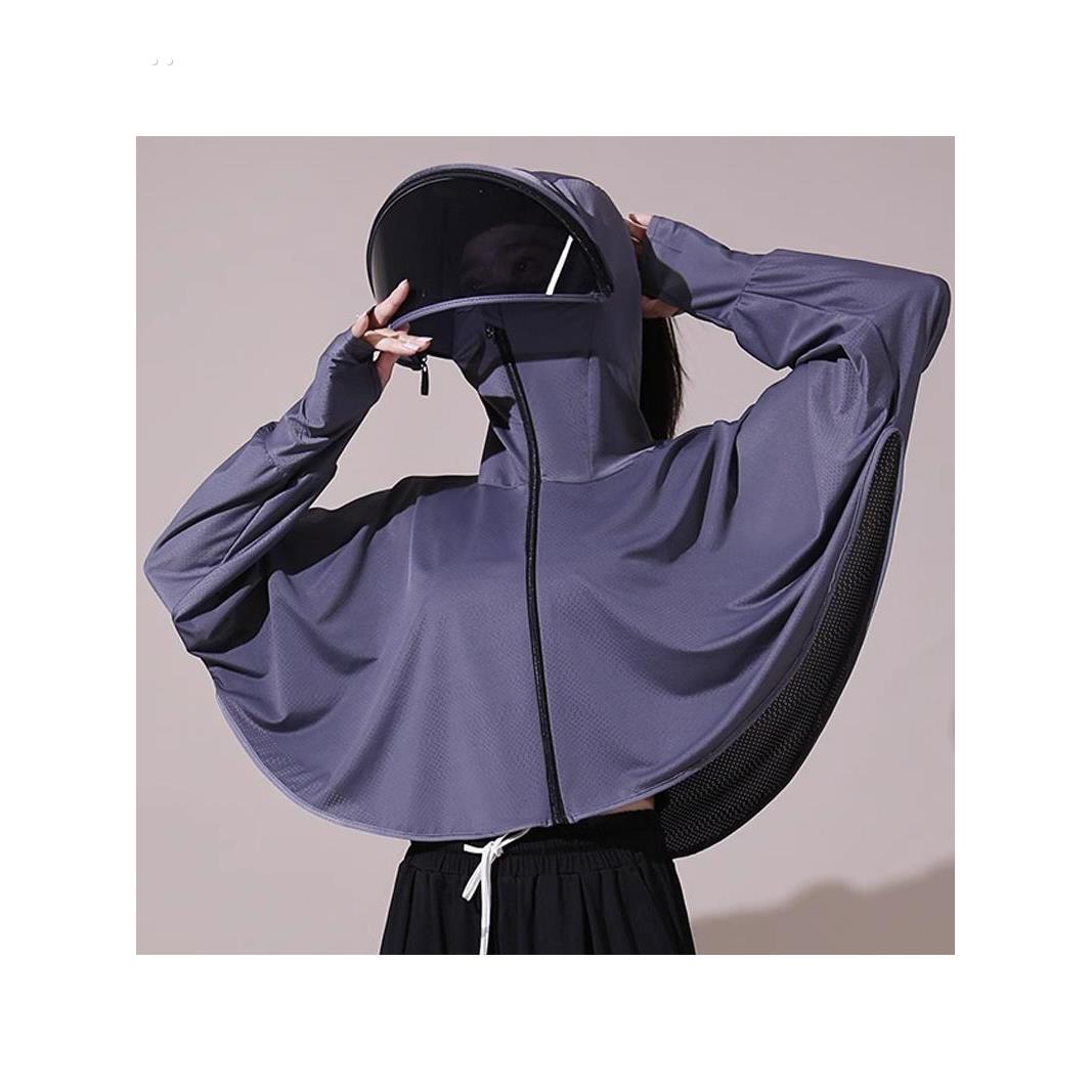 防晒衣女2025年新款夏季防晒衫防紫外线骑车冰丝透气薄款防晒服潮