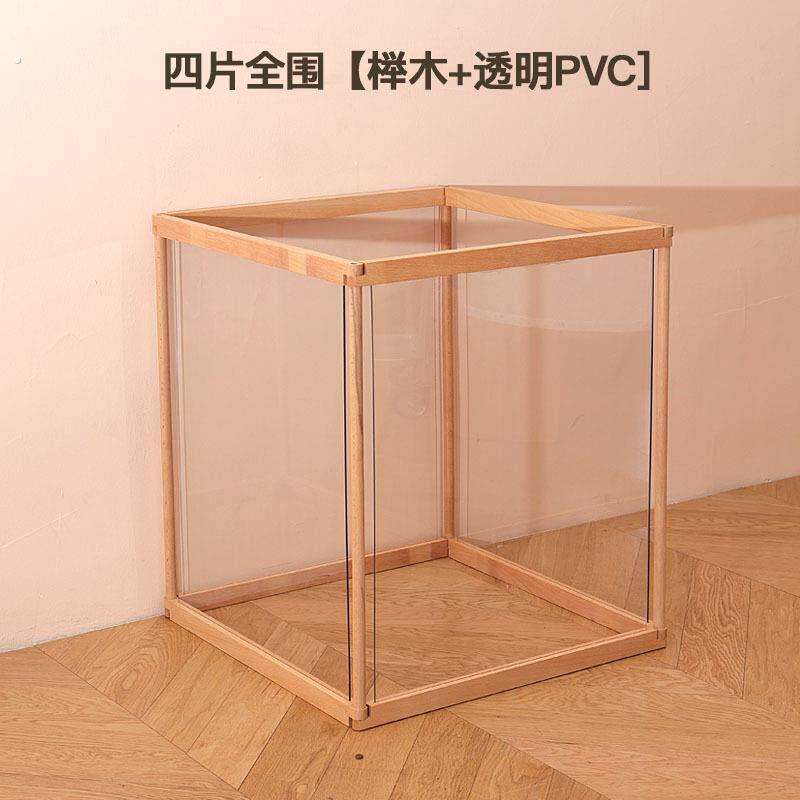 宠物围栏自由拼接旋转兔子小中型犬实木栅栏狗狗家用室内狗笼子