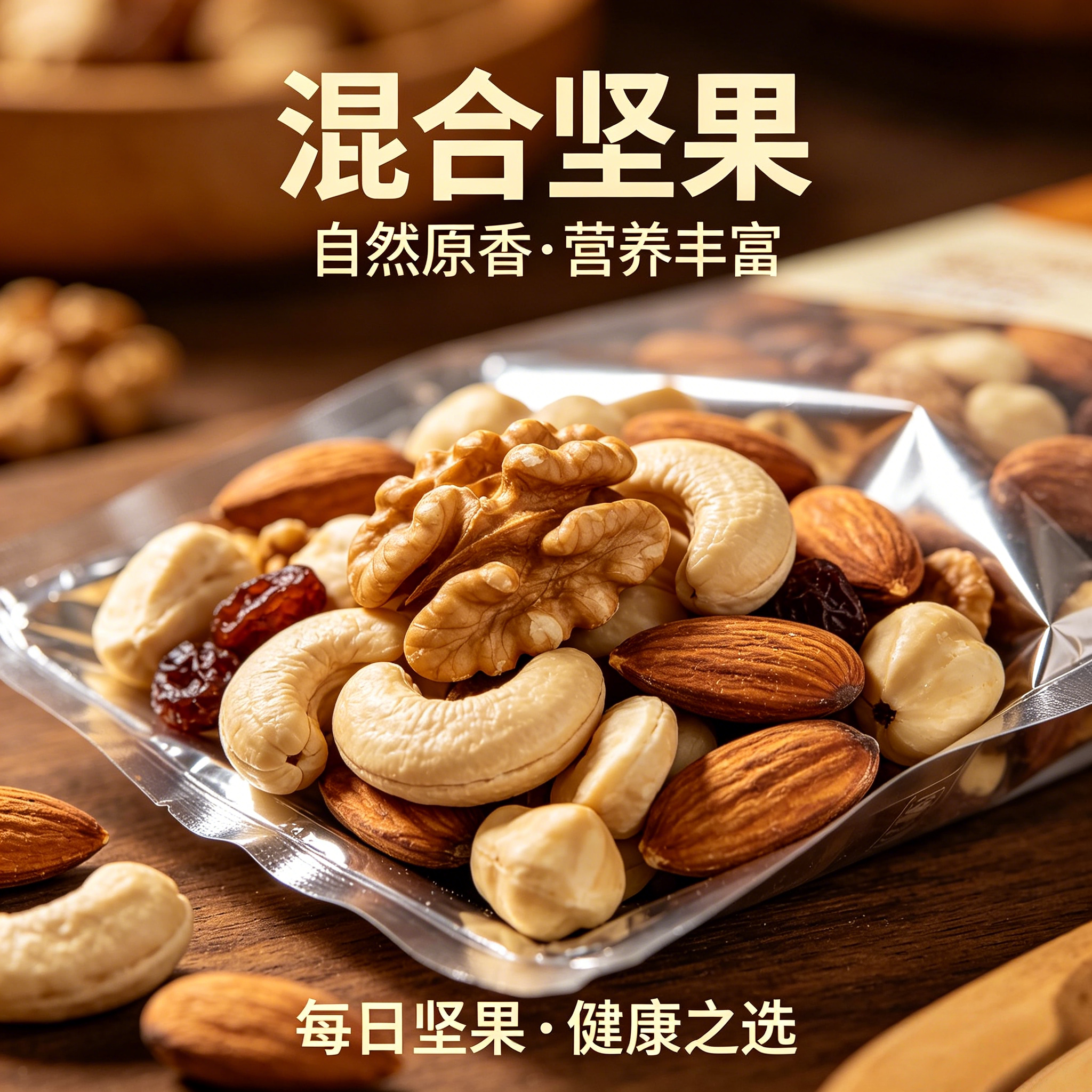 央妈推荐!每日坚果独立小包装0添加纯坚果孕妇儿童零食官方旗舰店