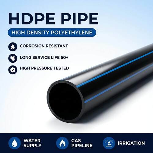 HDPE给水管源头工厂PE100级供水管外贸工程出口