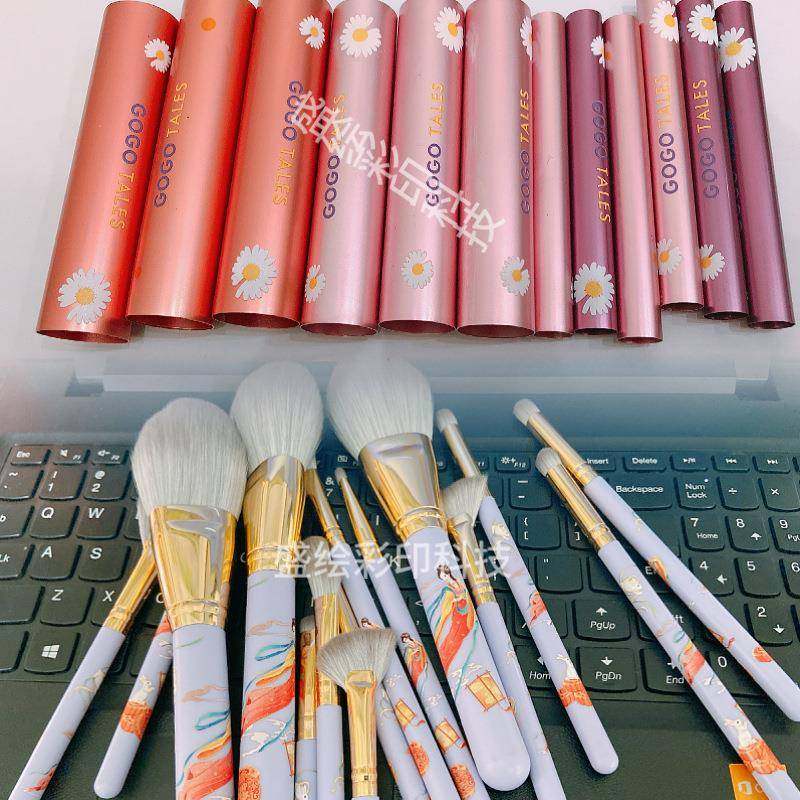 广东uv加工眉笔眼线胶笔打印机化妆包材3d彩印睫毛膏UV平板喷绘机