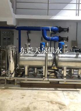 水泵泵房不锈钢管中泵加压给水系统泵房改造恒压泵组变频增压