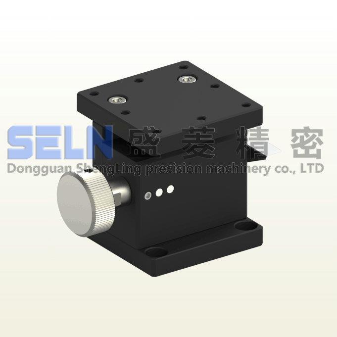 供应Z轴LWGZ40燕尾槽型手动微调平台齿轮齿条驱动滑台ZLFG40