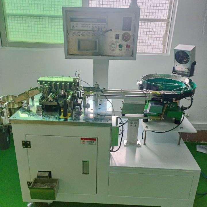 直经3-5MMLED灯珠弯脚机，发光二极管成L形，长短脚单边扩接受头