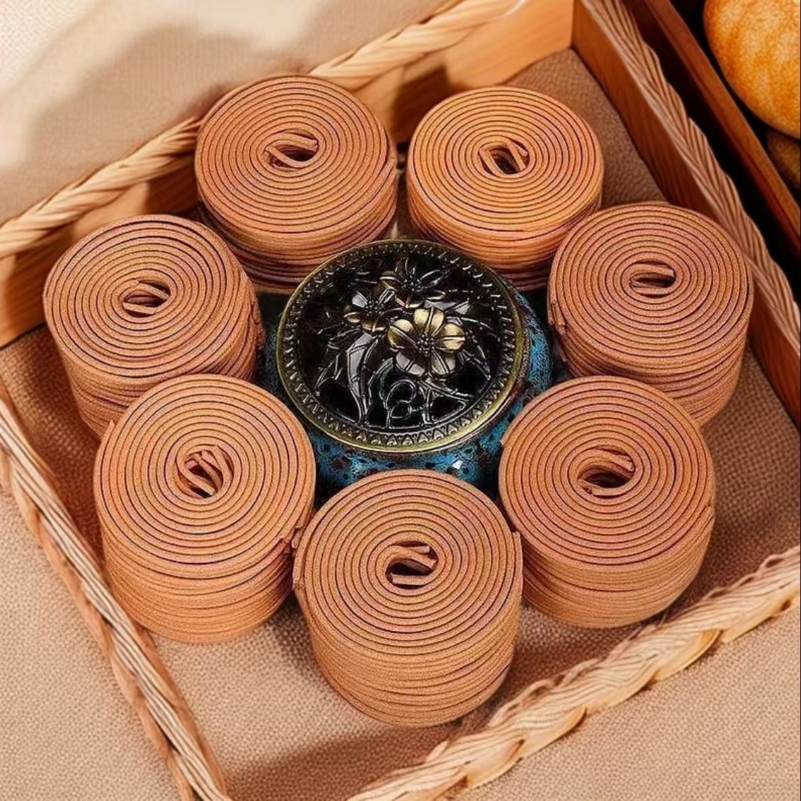 家用中式陈年艾草檀香茉