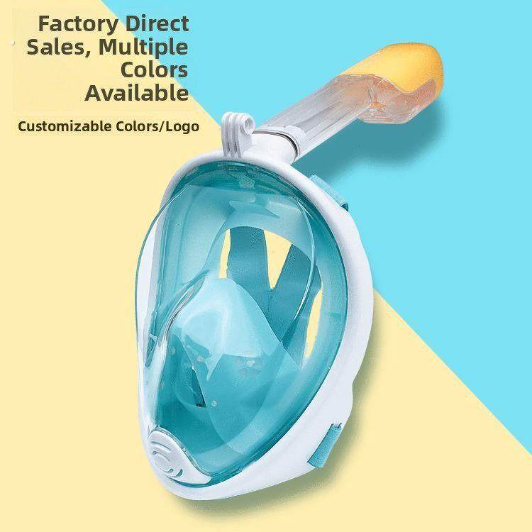 采购产品游泳护目镜，呼吸潜水护目镜，全干全脸面罩，成人和儿童