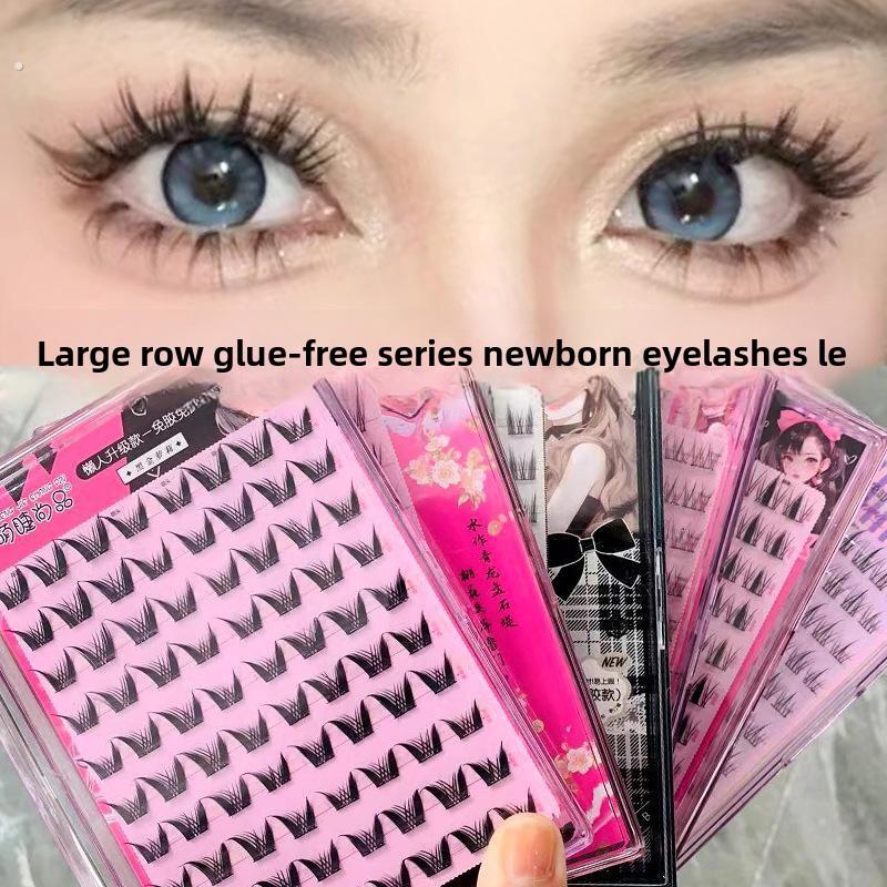 免胶犬系假睫毛！无需胶水自然单簇浓密狗狗眼狐系上镜懒人三部曲