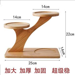 实木桌面多层小花架多肉实木飘窗阳台客厅办公室花盆架子置物绿植