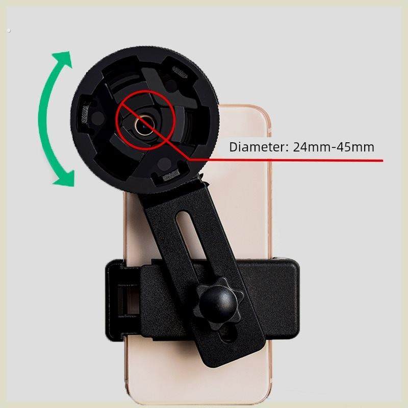 望远镜通用手机支架 多功能观鸟镜手机夹子 天文望远镜辅助拍照夹