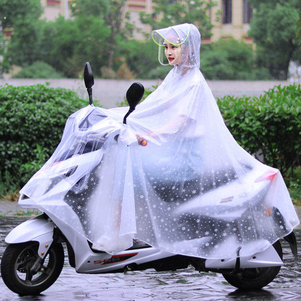 雨衣电动男电动车女单人骑行加大长版全身防暴雨透明2024新款雨披