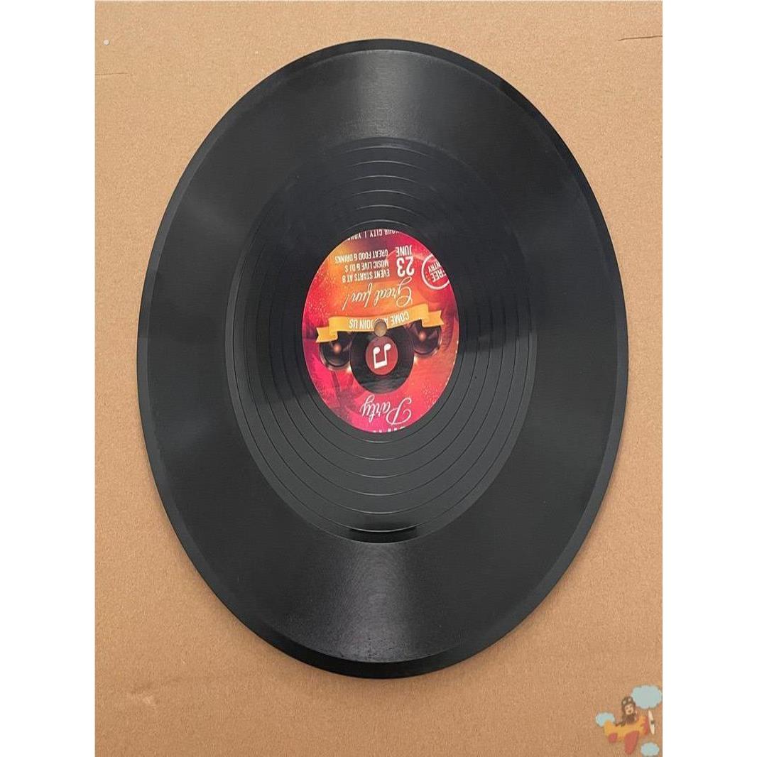 覆古工业风黑胶唱片碟片模型道具壁饰壁饰酒吧创意怀旧装饰品摆件