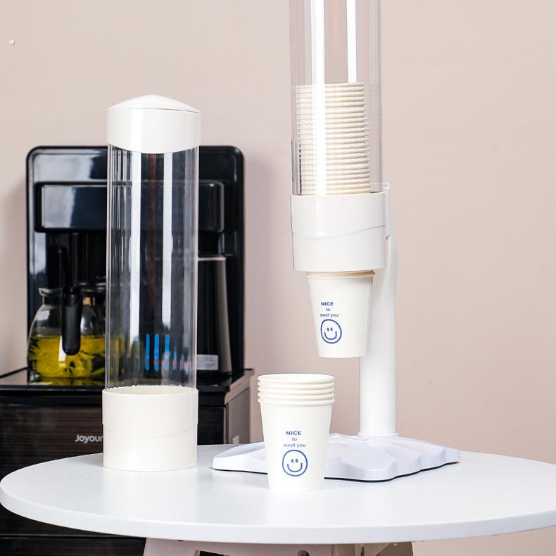 一次性台式杯架取杯器纸杯桌面大号大口径取杯器水杯挂墙收纳防尘