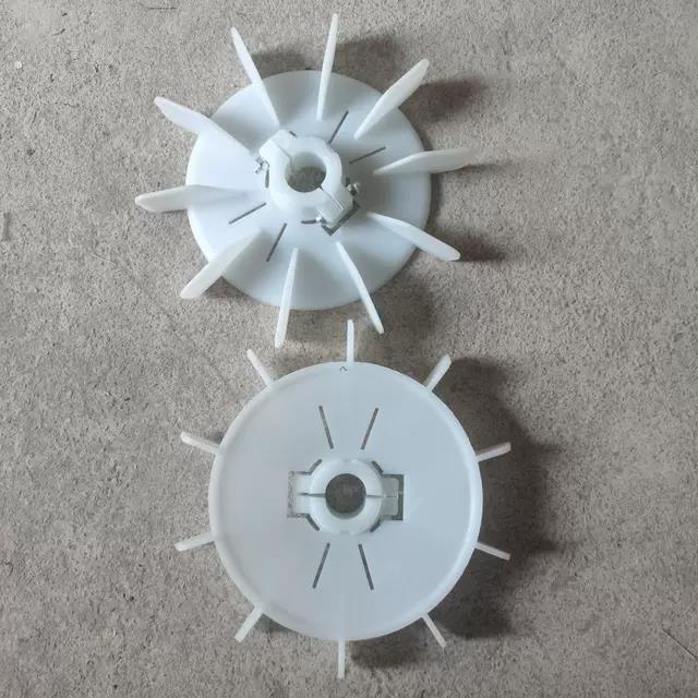 电机扇叶 可调节特殊轴定制带双锁台式风扇叶片 未满 维修配件