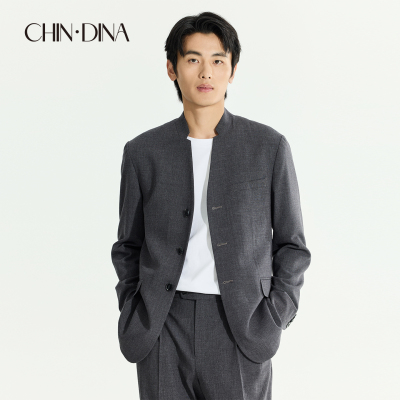 新中式西装外套男士2026春季新款