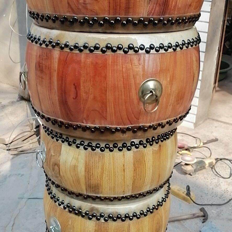 厂家直销白椿木红椿木纯天然黄牛皮鼓堂鼓大鼓道士鼓道具鼓定做鼓
