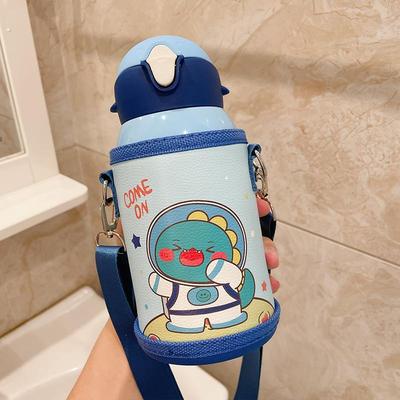 儿童保温杯带吸管316食品级男童女宝宝小学生婴儿上学用水壶水杯