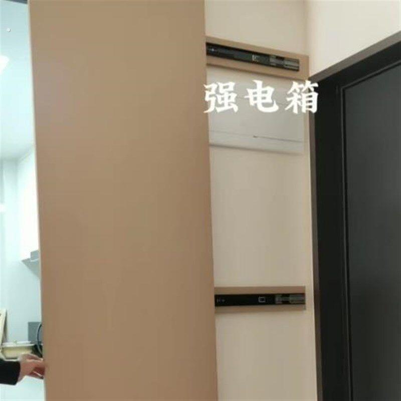 左右平移滑轨反弹侧装轨道导轨滑动电表箱挂画装饰画推拉重型承重