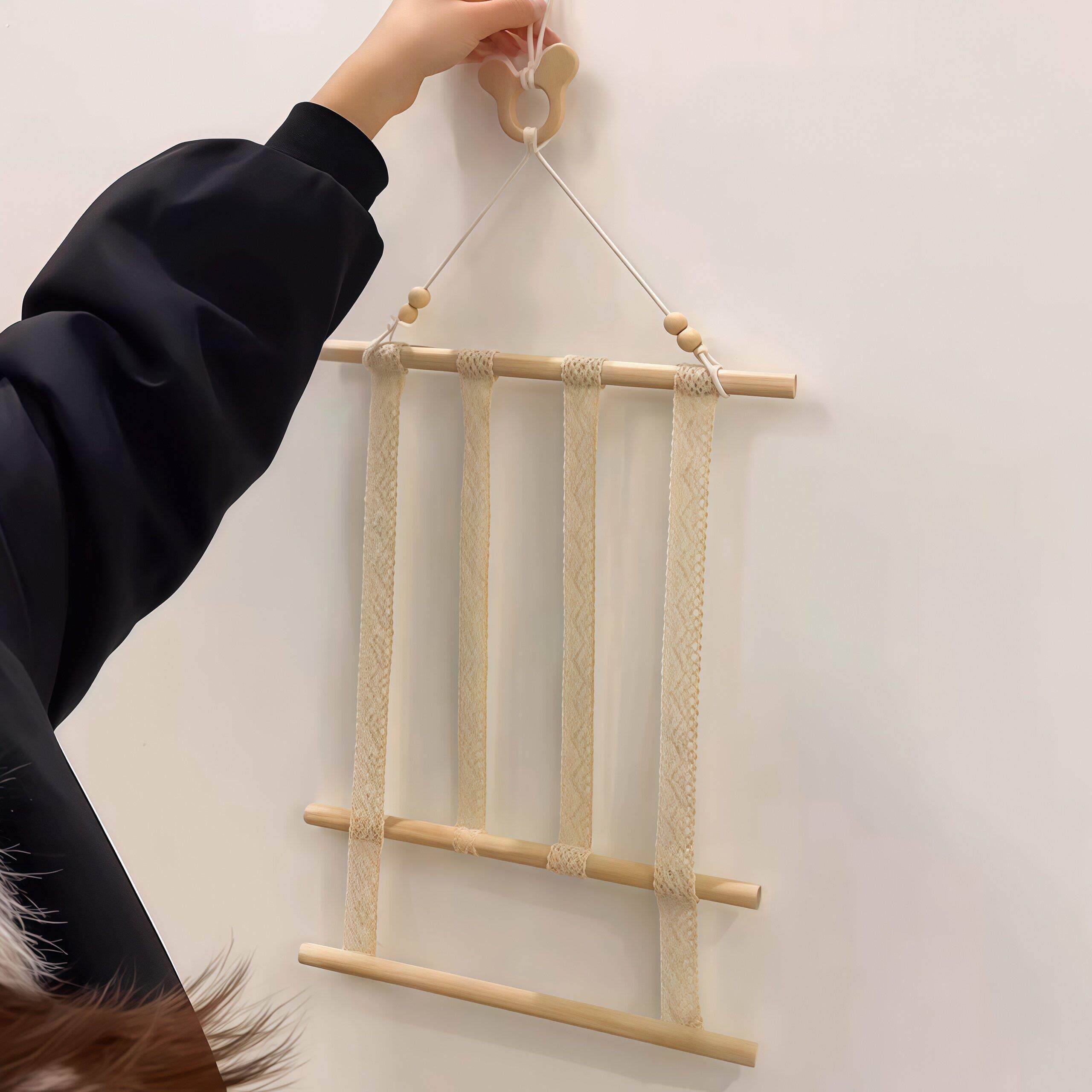发夹收纳壁挂发饰发箍头饰墙发箍化妆室头发夹子展示架子女生髪夹