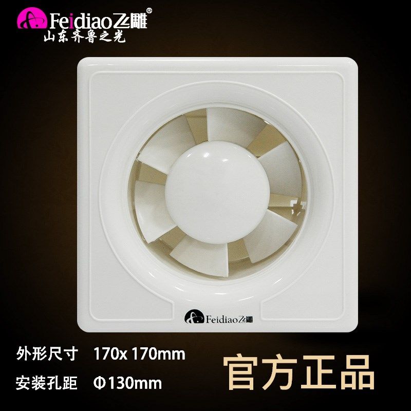 飞雕换气扇排风排气扇卫生间橱窗墙壁安装