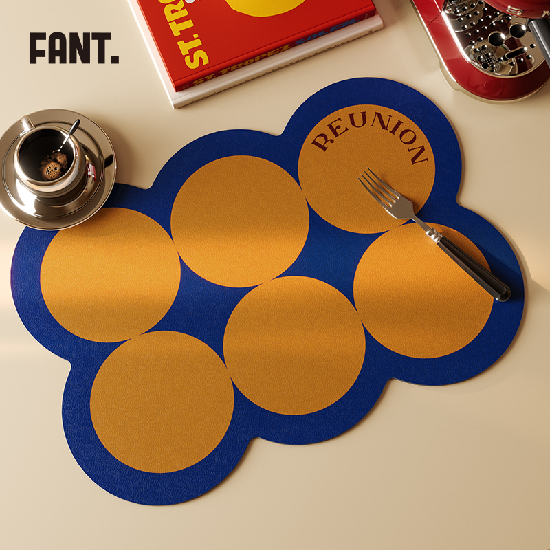 波尔卡舞曲中古多巴胺硅藻泥厨房台面沥水垫吧台花盆吸水防滑垫